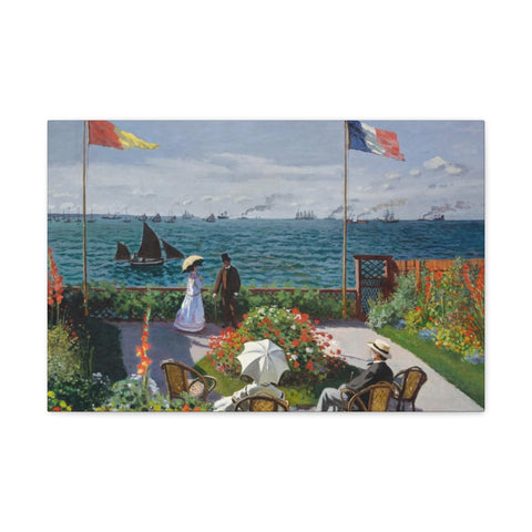 Garden at Sainte-Adresse by Claude Monet
